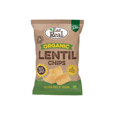 EAT REAL - Lentil Sea Salt Chips 12x40g