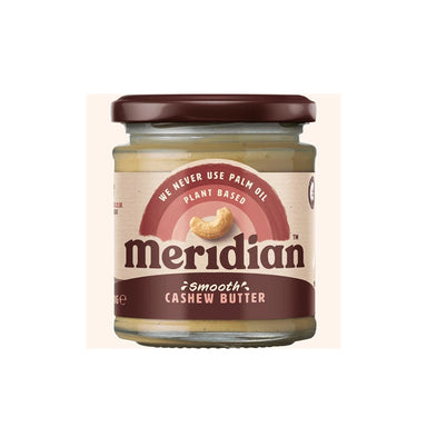 Meridian - Cashew Butter Smooth 100% Nuts (Org) 6x170g