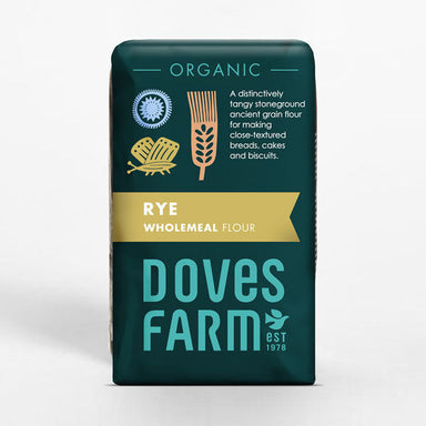 Doves Farm Foods - Rye Flour Wholemeal (Org) 5 x 1kg