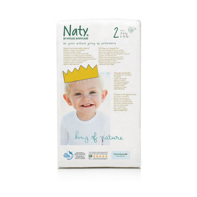 Nature Baby Care Nappies - Mini Size 2 (6-13lbs), 4x34 pieces