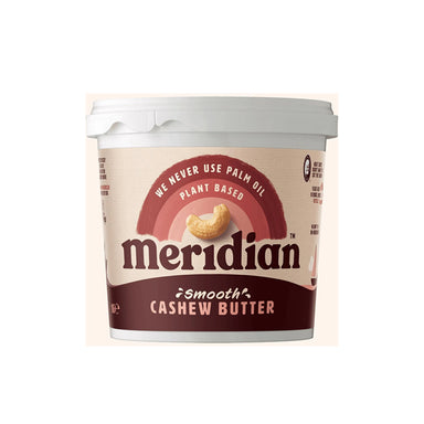Meridian - Cashew Butter Smooth 100% Nuts 1kg 6x1kg