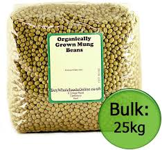 Bulk Beans - Mung Beans (Org) 1x25kg