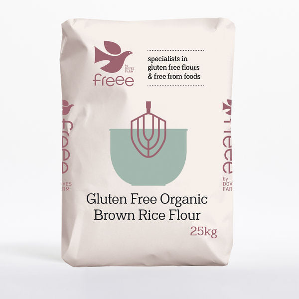 Bulk Flour - Doves Brown Rice Flour G/F 1x25kg