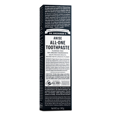 Dr. Bronner's All-One Toothpaste - Anise - 5oz