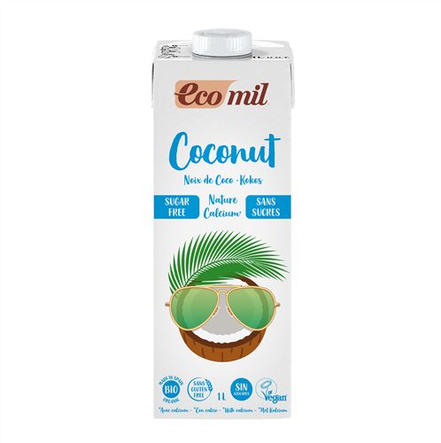 ECOMIL - Coconut Milk SF w Calcium (Org) 6x1L