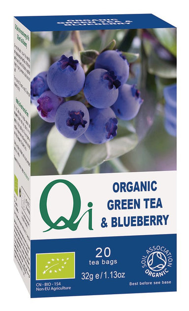 Qi Green Tea & Blueberry (Org) 6x20 Bags