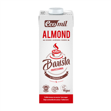 ECOMIL - Almond Milk Barista Low Sugar (Org) 6x1L
