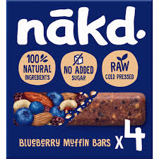 Nakd Blueberry Muffin Multipack bar 12x(4x30g)