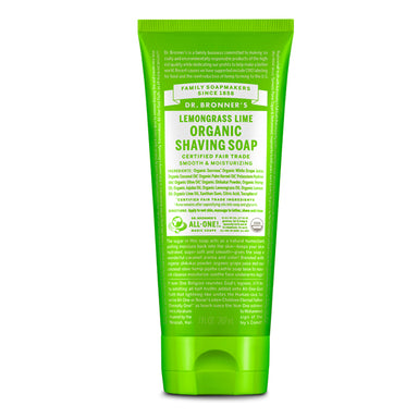 Dr. Bronner's Organic Shaving Soap - Lemongrass Lime - 7oz
