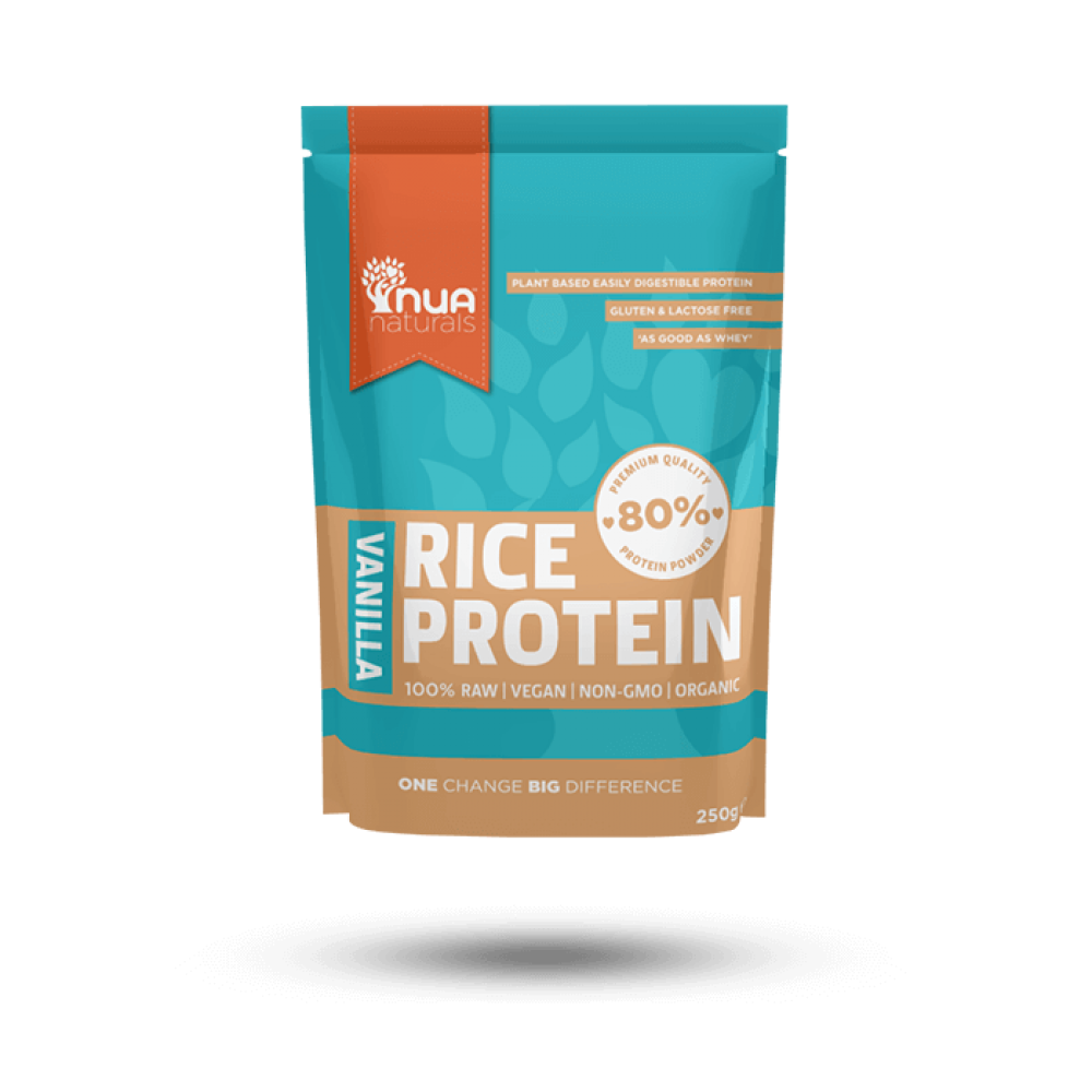 NUA Naturals - Rice Protein Powder Vanilla 250g 1x250g