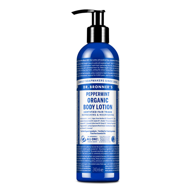 Dr. Bronner's Organic Lotion - Peppermint - 8oz