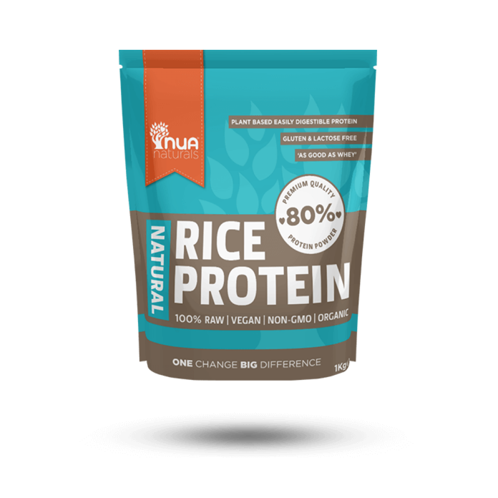 NUA Naturals - Rice Protein Powder Natural 1kg