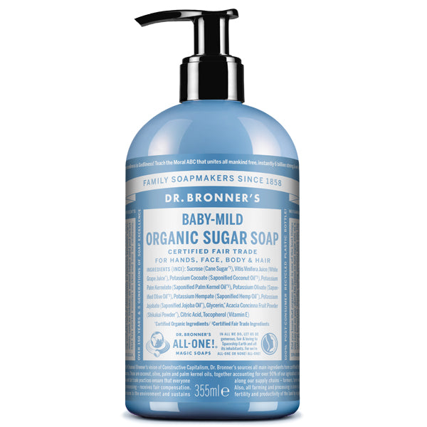 Dr. Bronner's Organic Sugar Soap - Baby Unscented